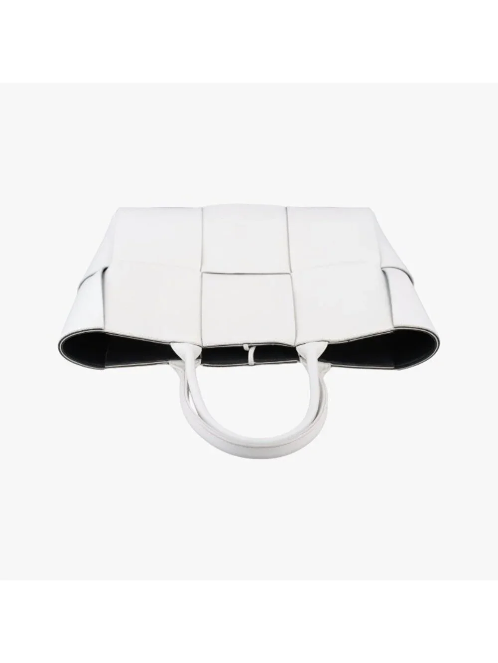 Bottega Veneta the Arco Tote White Lambskin